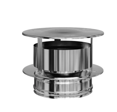 Оголовок Феррум нержавеющий, (430/0,5 мм), ф115/200, c ветрозащитой по воде черный  оголовок феррум нержавеющий, (430/0,5 мм), ф115/200, c ветрозащитой по воде черный