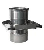 Задвижка Феррум (шибер выдвижной) нержавеющая (439/0,8мм), ф150 задвижка феррум (шибер выдвижной) нержавеющая (439/0,8мм), ф150