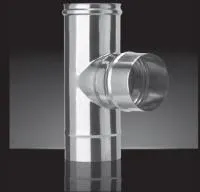 Тройник Craft 90° нержавеющий (316/0,8) ф120 по воде тройник craft 90° нержавеющий (316/0,8) ф120 по воде