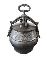 Афганский казан-скороварка Rashko Baba с ручками 5 литров черный, алюминий афганский казан-скороварка rashko baba с ручками 5 литров черный, алюминий