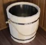Ведро 15л с нержавеющей вставкой, Банный Эксперт ведро 15л с нержавеющей вставкой, банный эксперт