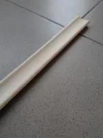 Плинтус напольный гладкий липа массив 48*12*3000, ТЛПП плинтус напольный гладкий липа массив 48*12*3000, тлпп