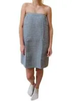 Парео женское AnoleHome, вафельная ткань однотонная, цвет светло-серый парео женское anolehome, вафельная ткань однотонная, цвет светло-серый