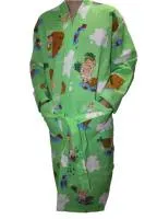 Халат мужской из вафельной ткани, однотонный, Бацькина баня халат мужской из вафельной ткани, однотонный, бацькина баня