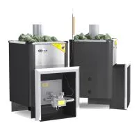Печь для бани газовая Ермак Уралочка 20Н Inox, антрацит, без ГГУ печь для бани газовая ермак уралочка 20н inox, антрацит, без ггу
