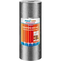 Теплоизоляция для бань и саун Пенотерм НПП ЛФ 03мм, 1,2*12,5 м.п. (15 м.кв.), фольга, серый теплоизоляция для бань и саун пенотерм нпп лф 03мм, 1,2*12,5 м.п. (15 м.кв.), фольга, серый