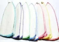 Шапка для бани в ассортименте, с цветным кантом, белая, Жар-Банька шапка для бани в ассортименте, с цветным кантом, белая, жар-банька