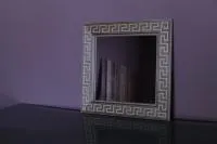 Зеркало 35*35, горячего тиснения Версаче, ПЭМ зеркало 35*35, горячего тиснения версаче, пэм