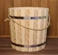 Ведро 15л с нержавеющей вставкой Русские узоры, Банный Эксперт ведро 15л с нержавеющей вставкой русские узоры, банный эксперт