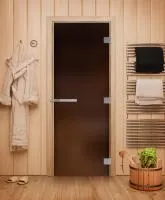 Дверь Эталон бронза матовое 190х70, 10 мм, 3 петли, коробка ольха. Банный Эксперт дверь эталон бронза матовое 190х70, 10 мм, 3 петли, коробка ольха. банный эксперт