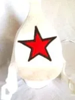 Шапка для бани Буденовка, белая, Жар-Банька шапка для бани буденовка, белая, жар-банька