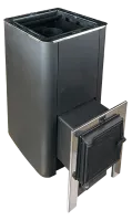 Печь для бани Термофор Олимп Carbon 26 с чуг.дверцей без стекла антрацит# печь для бани термофор олимп carbon 26 с чуг.дверцей без стекла антрацит#
