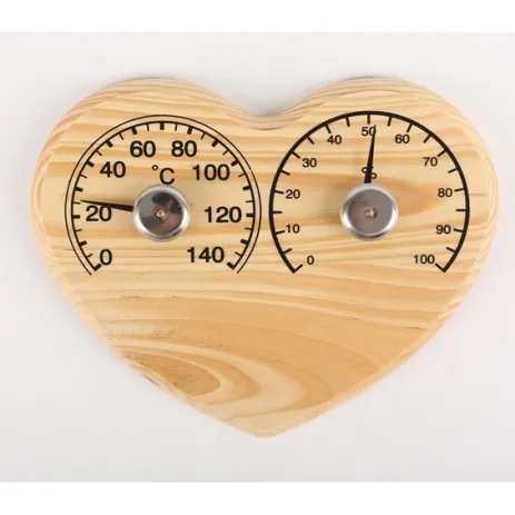 Термометр с гигрометром "Сердце" термометр с гигрометром "сердце"