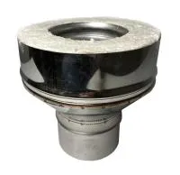 Переход Craft на сэндвич нержавеющий (310/0,8/304/0,5) ф130/230 по воде серый RAL7024 переход craft на сэндвич нержавеющий (310/0,8/304/0,5) ф130/230 по воде серый ral7024