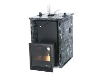 Печь для бани ИзиСтим Анапа М2 Premium в трехстор. кожухе из пироксенита закр.верх, с тыла печь для бани изистим анапа м2 premium в трехстор. кожухе из пироксенита закр.верх, с тыла