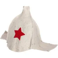 Шапка для бани Буденовка Hot Pot белая Банные штучки шапка для бани буденовка hot pot белая банные штучки