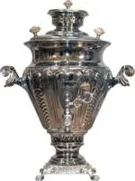 Самовар угольный жаровый, 5,5 л, никелированый, Персидский 2000/1 самовар угольный жаровый, 5,5 л, никелированый, персидский 2000/1