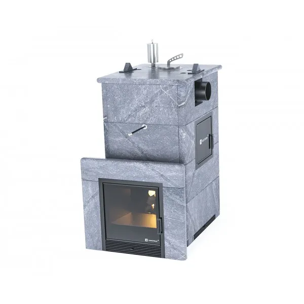 печь для бани изистим анапа м2 premium в четырех. кожухе из талькохлорита откр.верх, вх. с тыла #