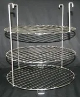 решетка для тандыра 3-х ярусная универсальная d 29 см