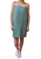 Парео женское AnoleHome, вафельная ткань однотонная, цвет мятный парео женское anolehome, вафельная ткань однотонная, цвет мятный