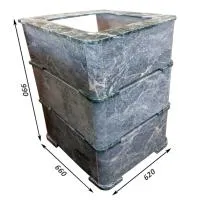 Облицовка для банных печей "УГК №1", высота 990 мм, универсальная, полированная, змеевик облицовка для банных печей "угк №1", высота 990 мм, универсальная, полированная, змеевик