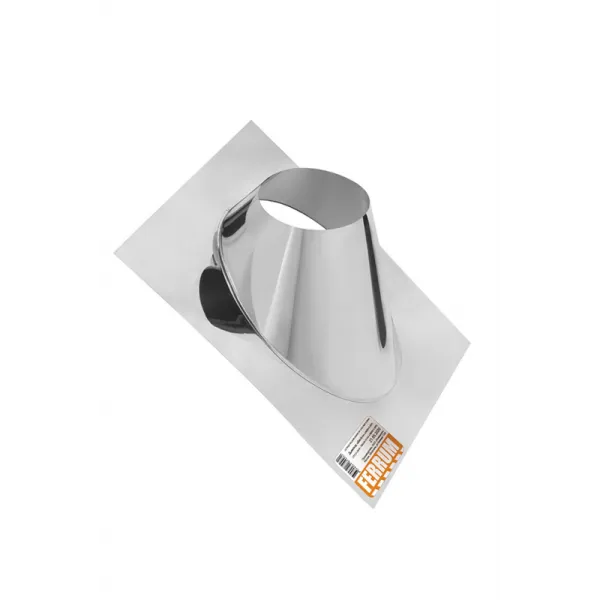 Разделка Феррум крышная угловая (430/0,5 мм) нержавеющая ф115*  разделка феррум крышная угловая (430/0,5 мм) нержавеющая ф115*