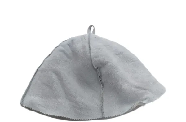 Шапка для бани Шик мех овчина, белая шапка для бани шик мех овчина, белая