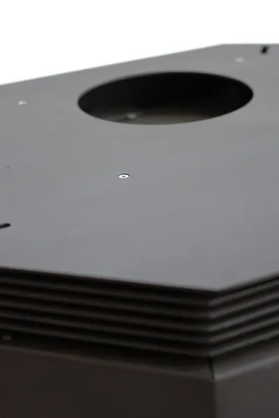 печь-камин сибирь-12 со стеклом стальная