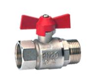 кран шаровый бабочка вн 1/2" lavita
