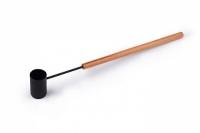 ковш сталь-мастер прямой profi black 280 мл длинная ручка из бука